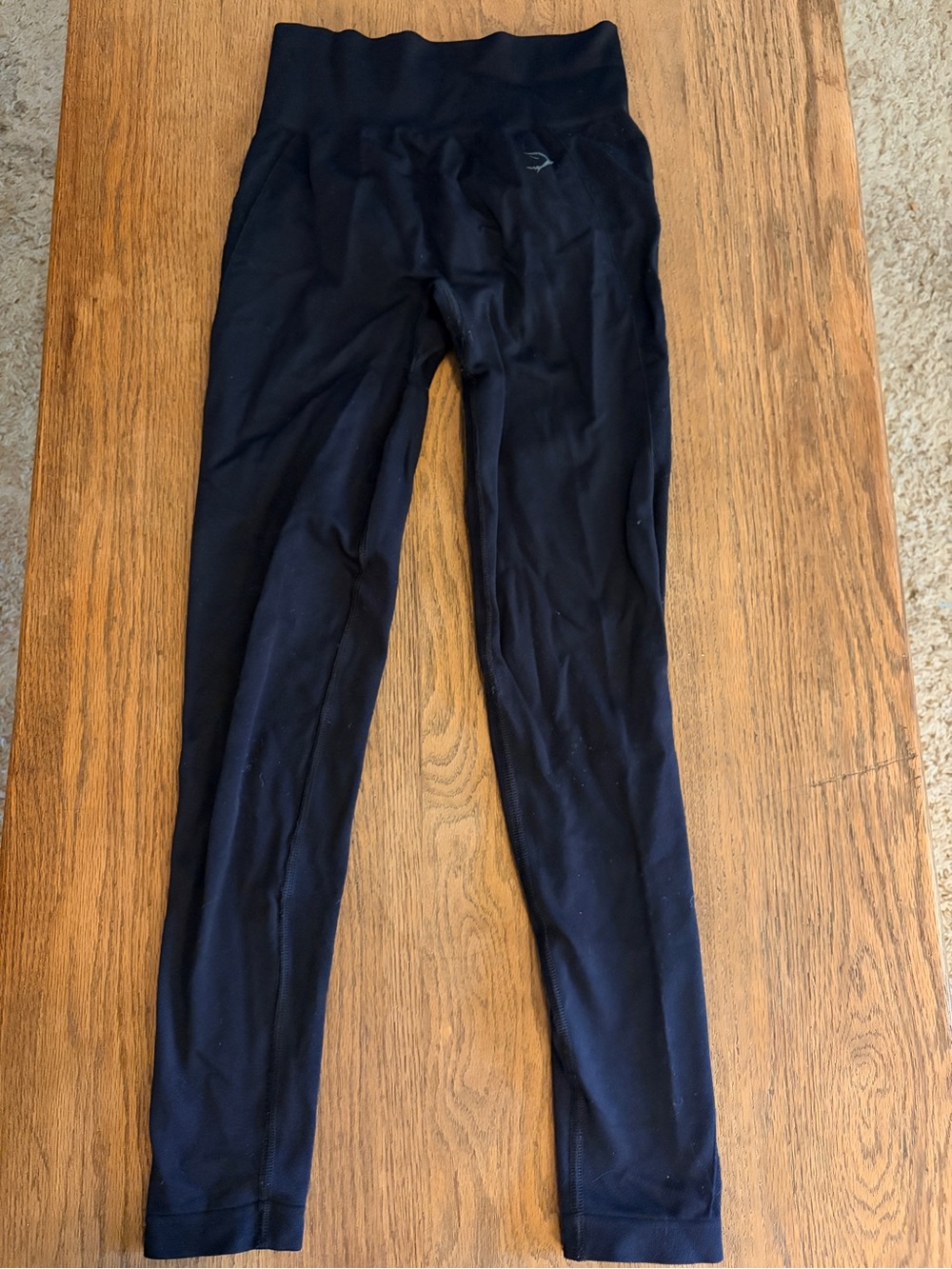 Women’s Black High-Waist Gymshark Leggings sz S